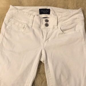 White super stretch skinny pants